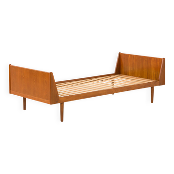 Danish mid century teak bed, 1960s