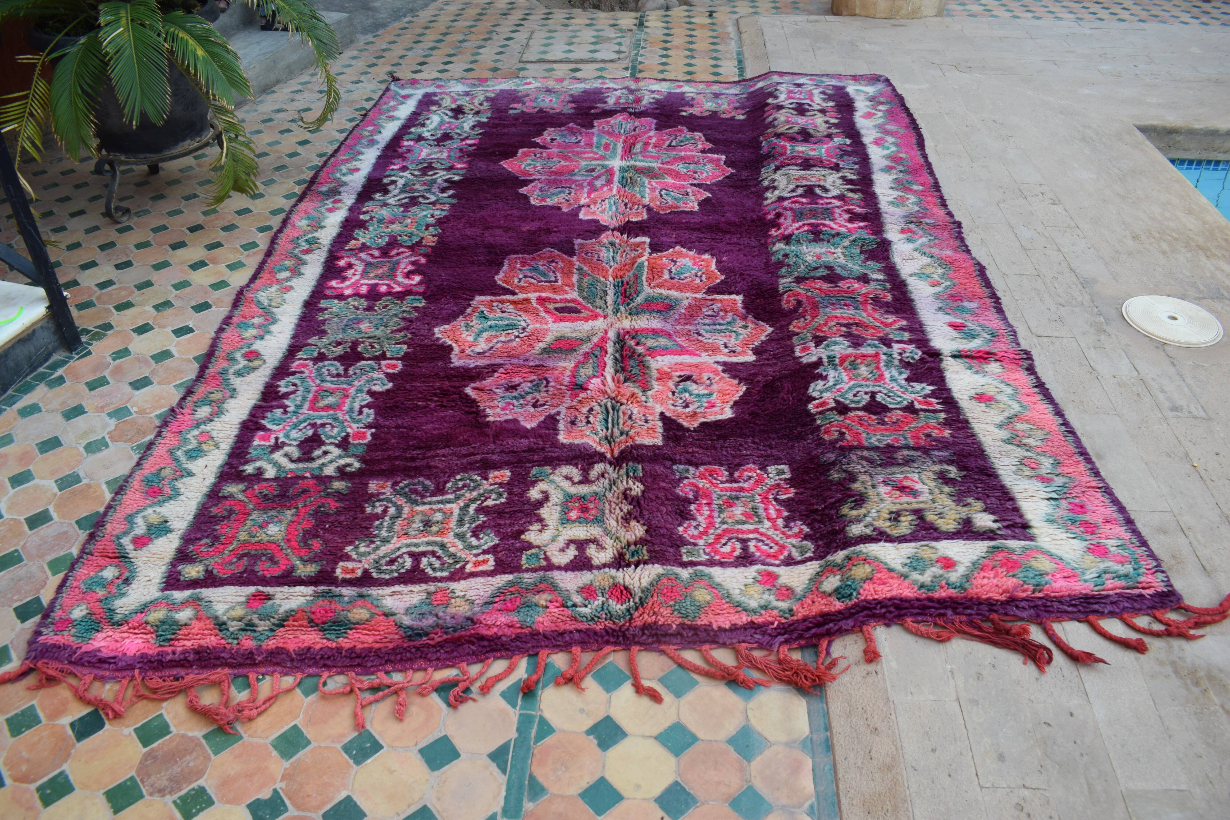 Vintage moroccan berber rug, 295x200 cm
