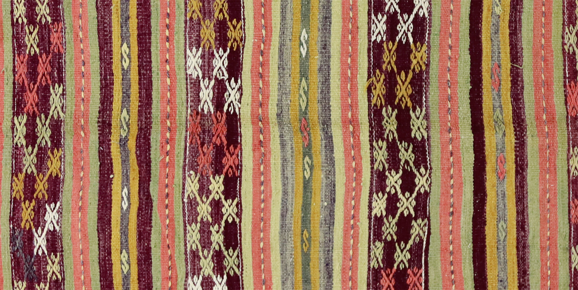 Anatolian handmade kilim rug 255 cm x 162 cm