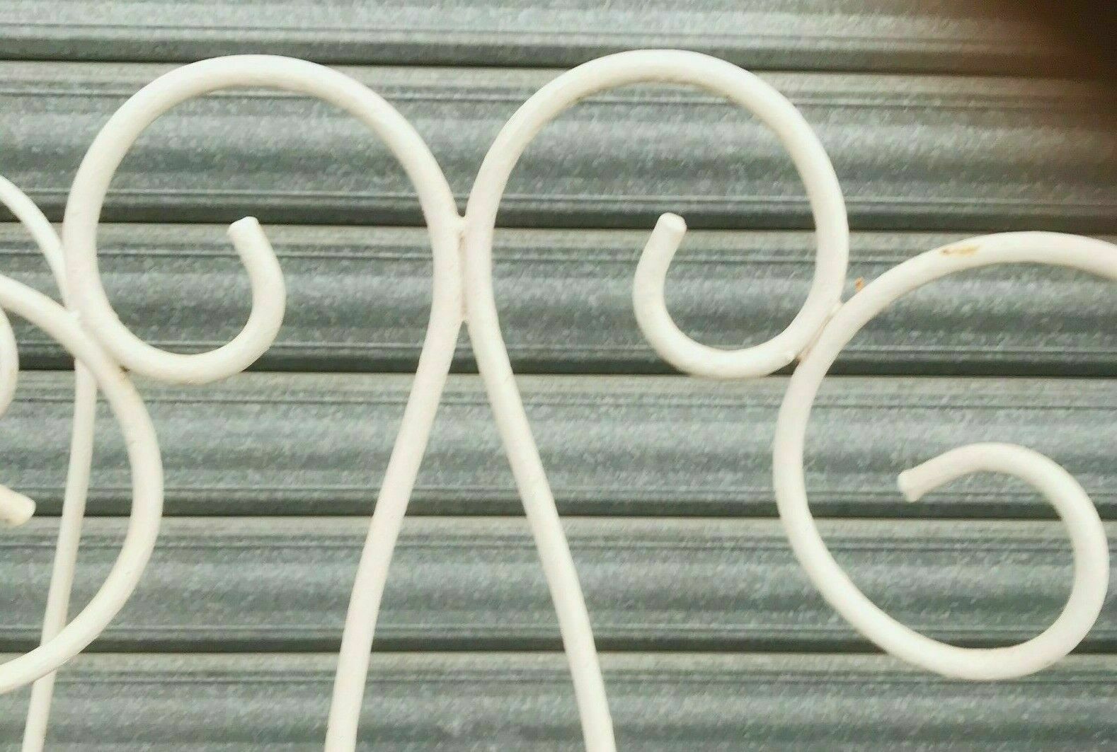 Pair of wrought iron garden chairs patinated 20th century Chairs