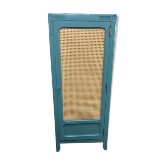 Wardrobe parisenne cannage vintage