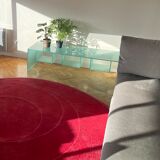 Roche bobois coffee table kyoto 146 x 46 x 50 glass sablé paris