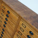 German beech apothecary cabinet, 1930s