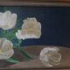 Oil painting on canvas "late tulip" gilded frame still life 1997