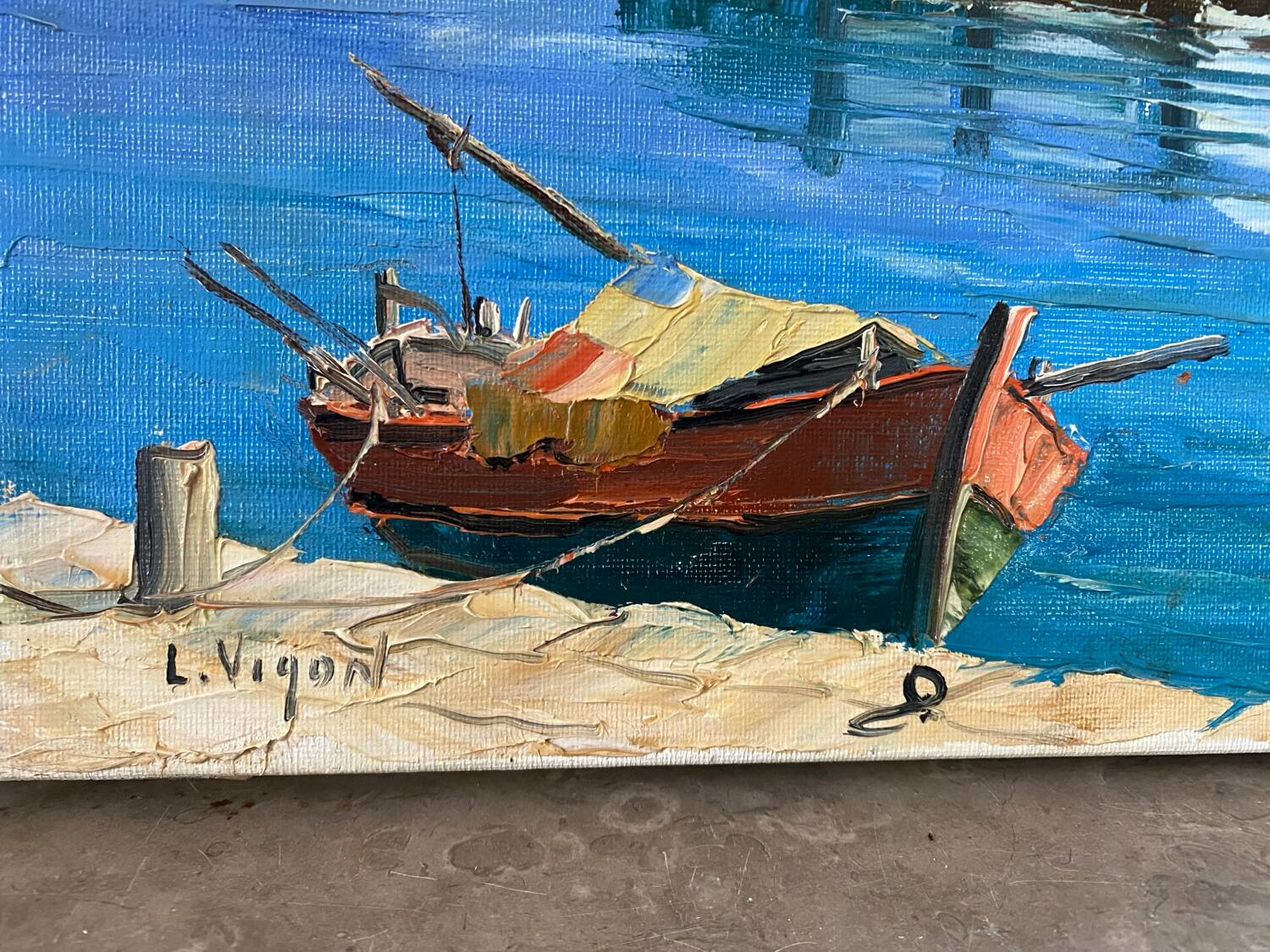 Landscape of Provence signed Louis Vignon