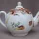 Old teapot Sarreguemines 19th Chinoiserie