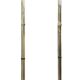 Maison Roméo: pair of large columnar floor lamps circa 1970