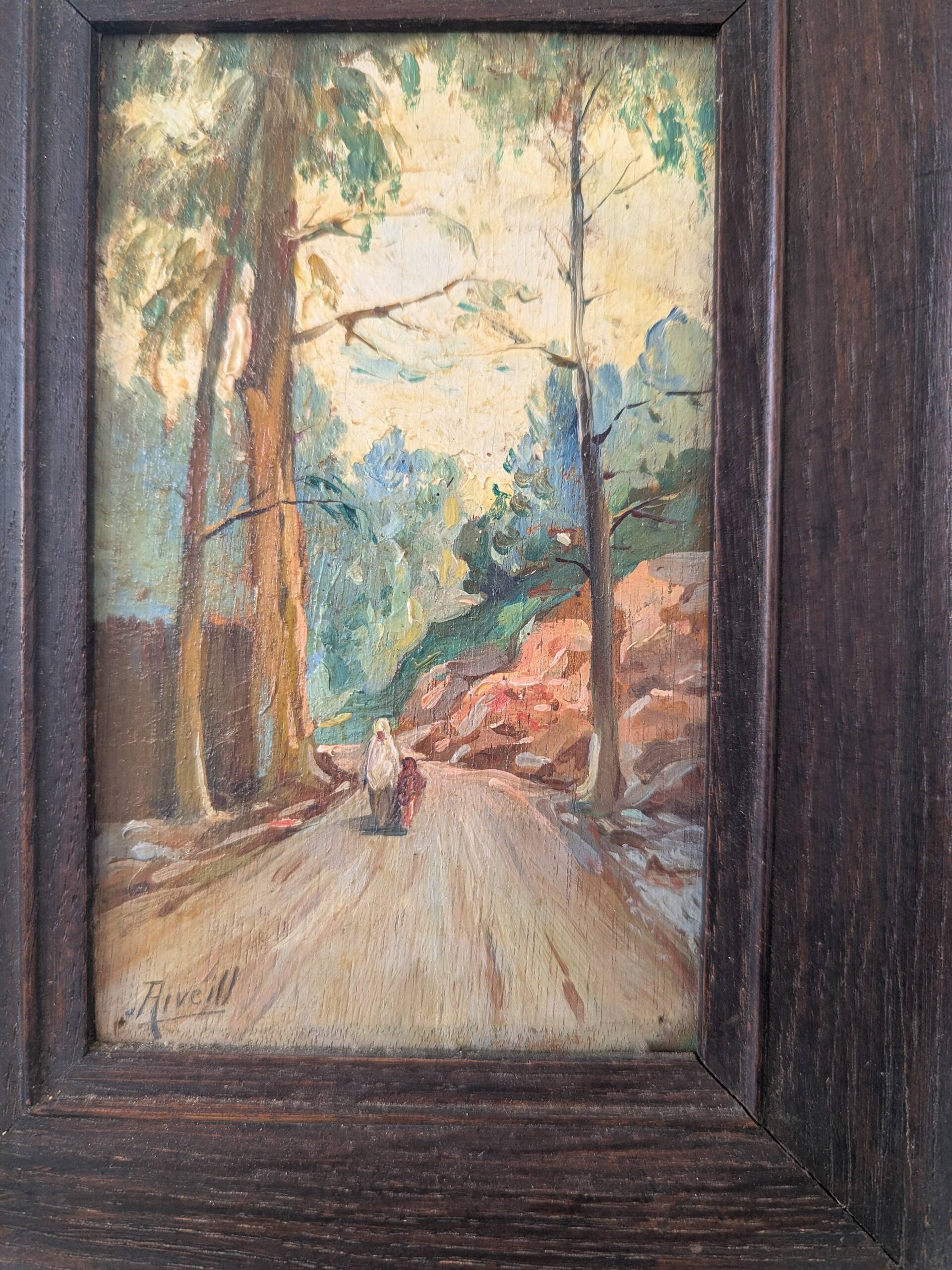 Oil on panel in the Orientalist style by Aiveill Orientalism.