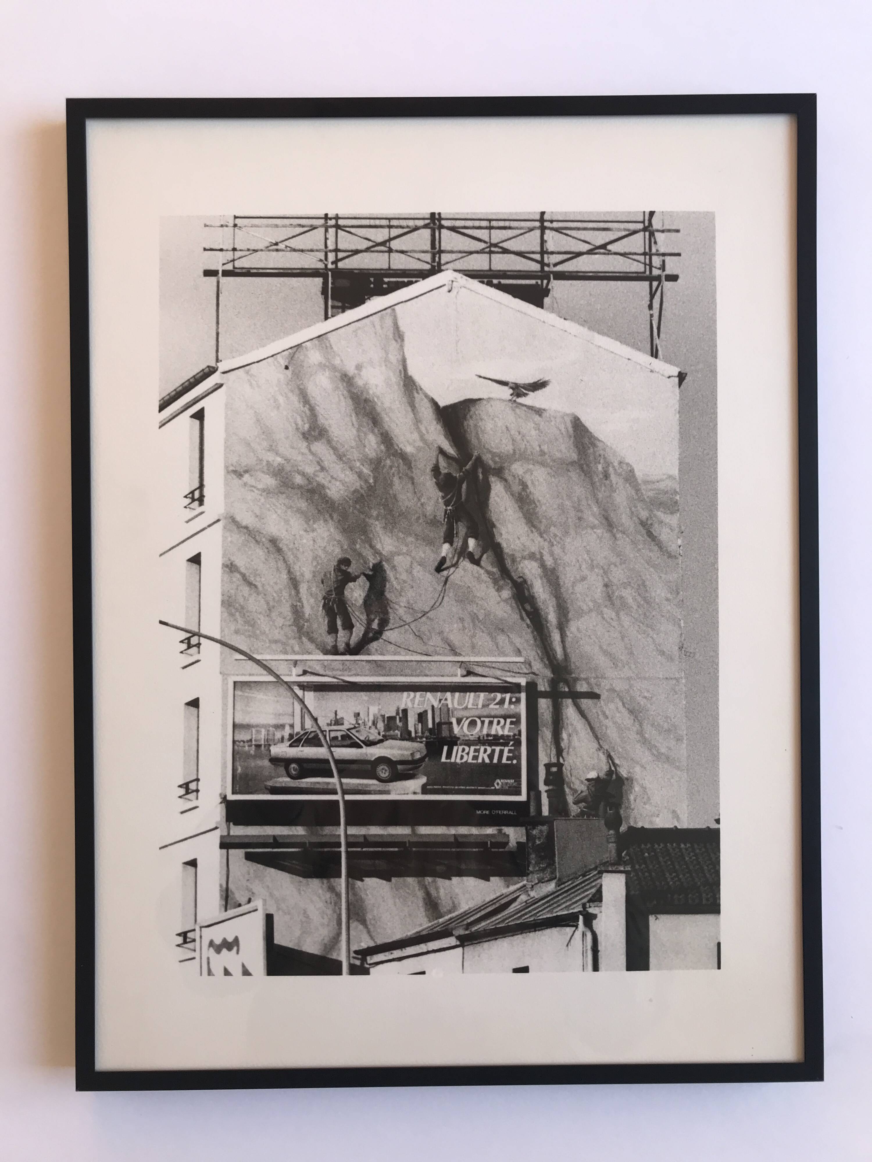 Rosine nusimovici, untitled (the black cow), 1987. black and white silver print