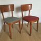Chaises vintage bistrot