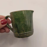 Terracotta milk pitcher