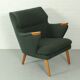 Kurt Olsen lounge chair No 221, Slagelse Møbelvaerk, 1960s