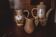 Flowery decanter manufacture Orchies/Moulin des loups