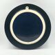 Vintage Wall Mirror with Bold Blue Plastic Frame, 1960s