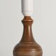 Brown Stoneware Table Lamp, Model number 59617, by Scheurich West Germany 1960s
