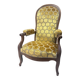 Fauteuil Voltaire à crémaillère