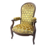 Fauteuil Voltaire à crémaillère