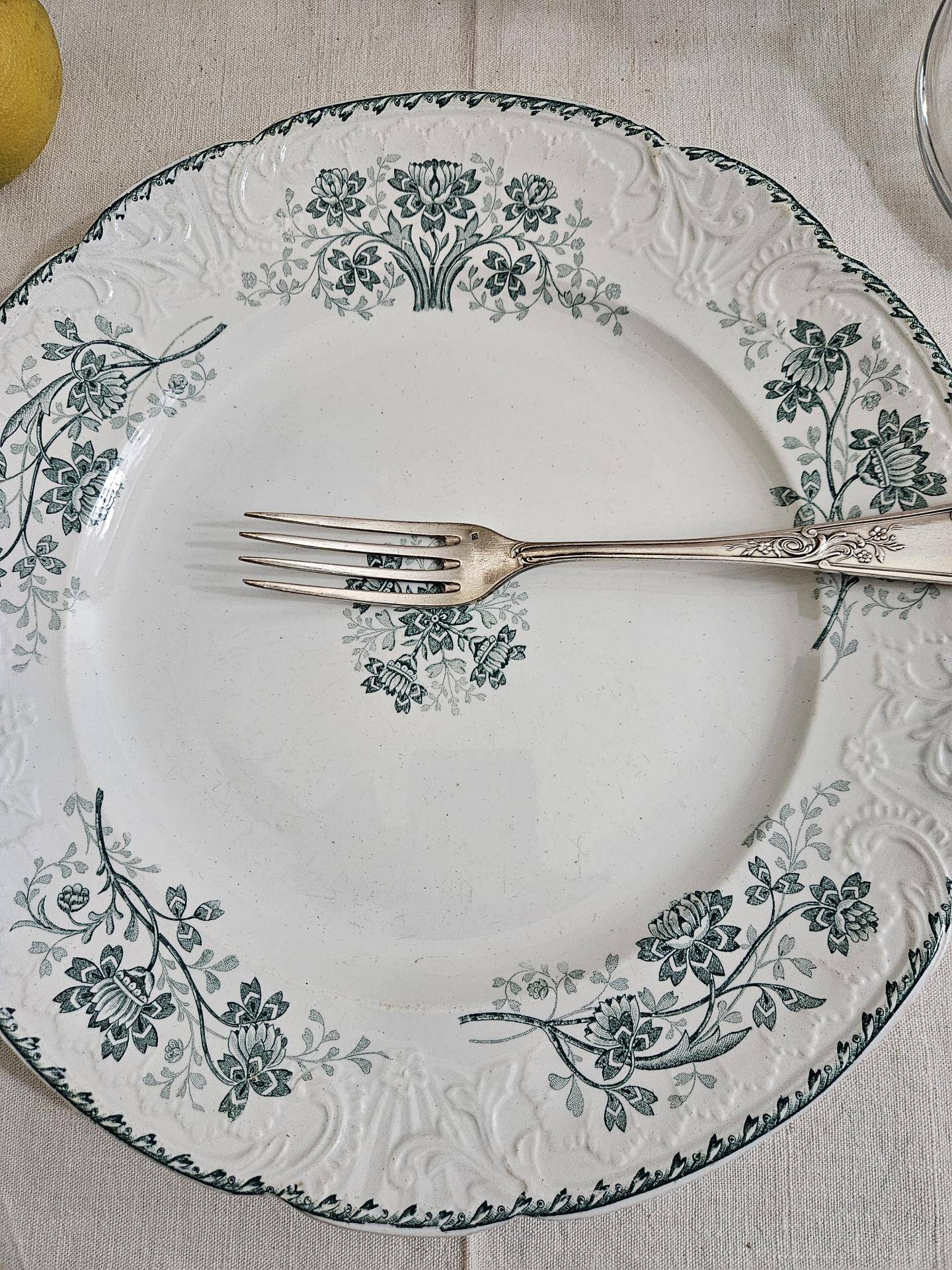 Grand plat en terre de fer