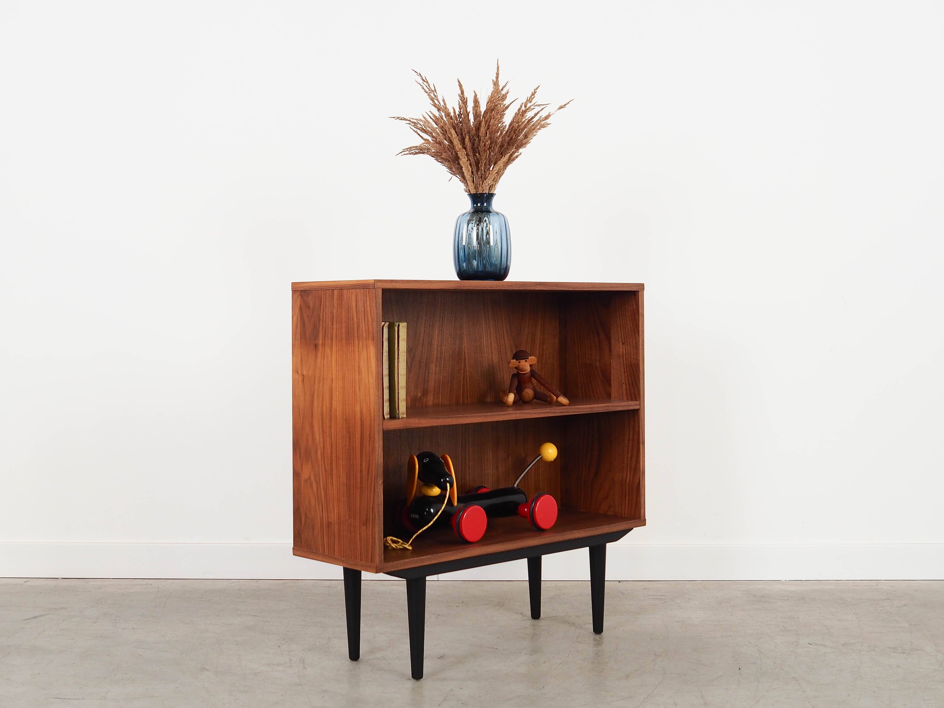 Walnut bookcase, Scandinavian design