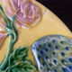 Set de 6 assiettes en barbotine vers 1930