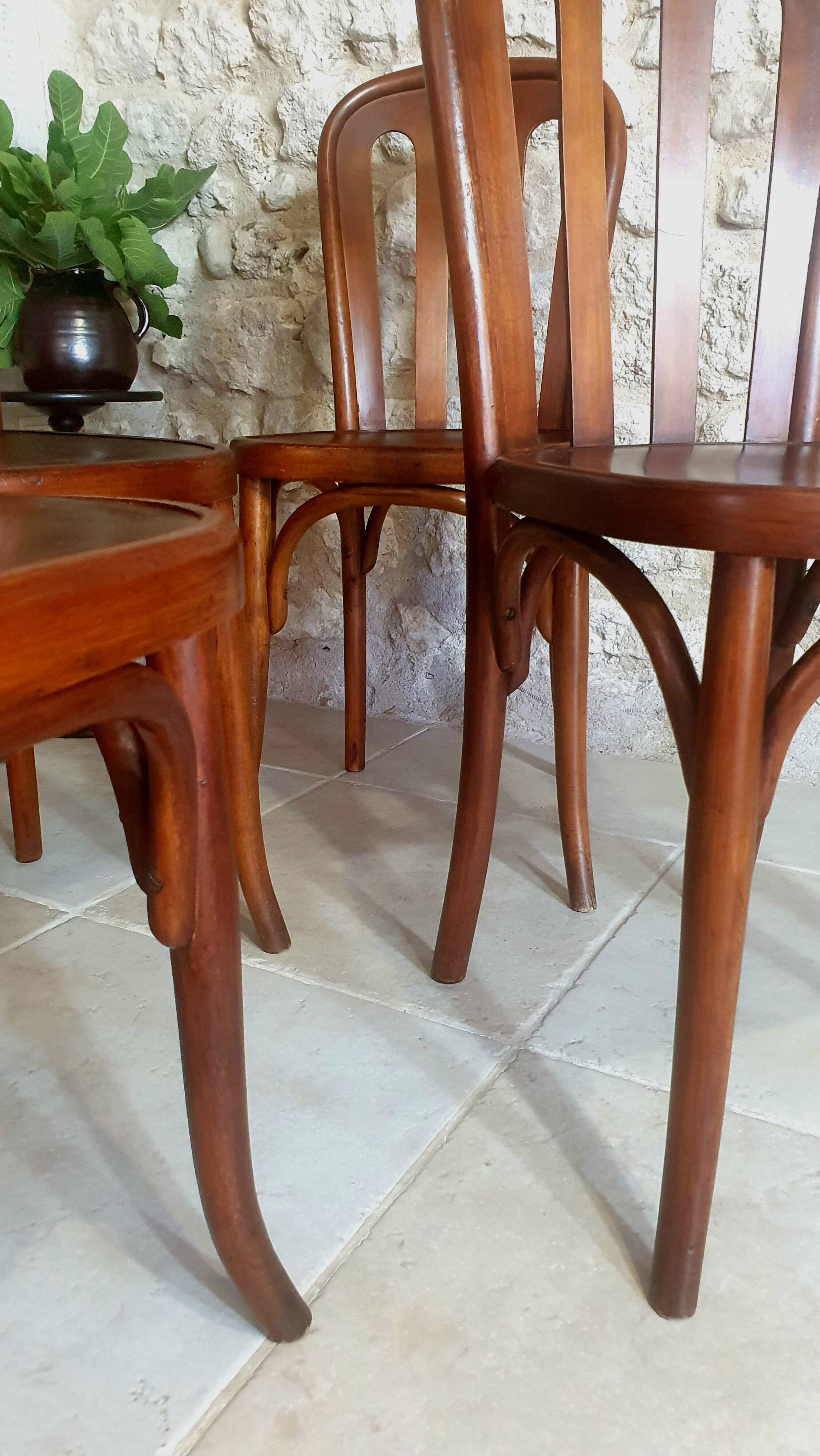 Lot de 4 chaises Bistrot Fischel