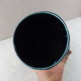 Old roll vase, sea foam, Fat Lava, Vallauris