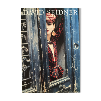 David seidner, yves saint-laurent, paris, 1983, circa 1985. affiche vintage en couleurs