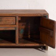 Antique low elm wood furniture – China, around 1900