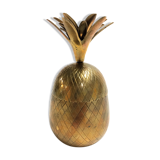 Vintage brass pineapple ice bucket 1970s