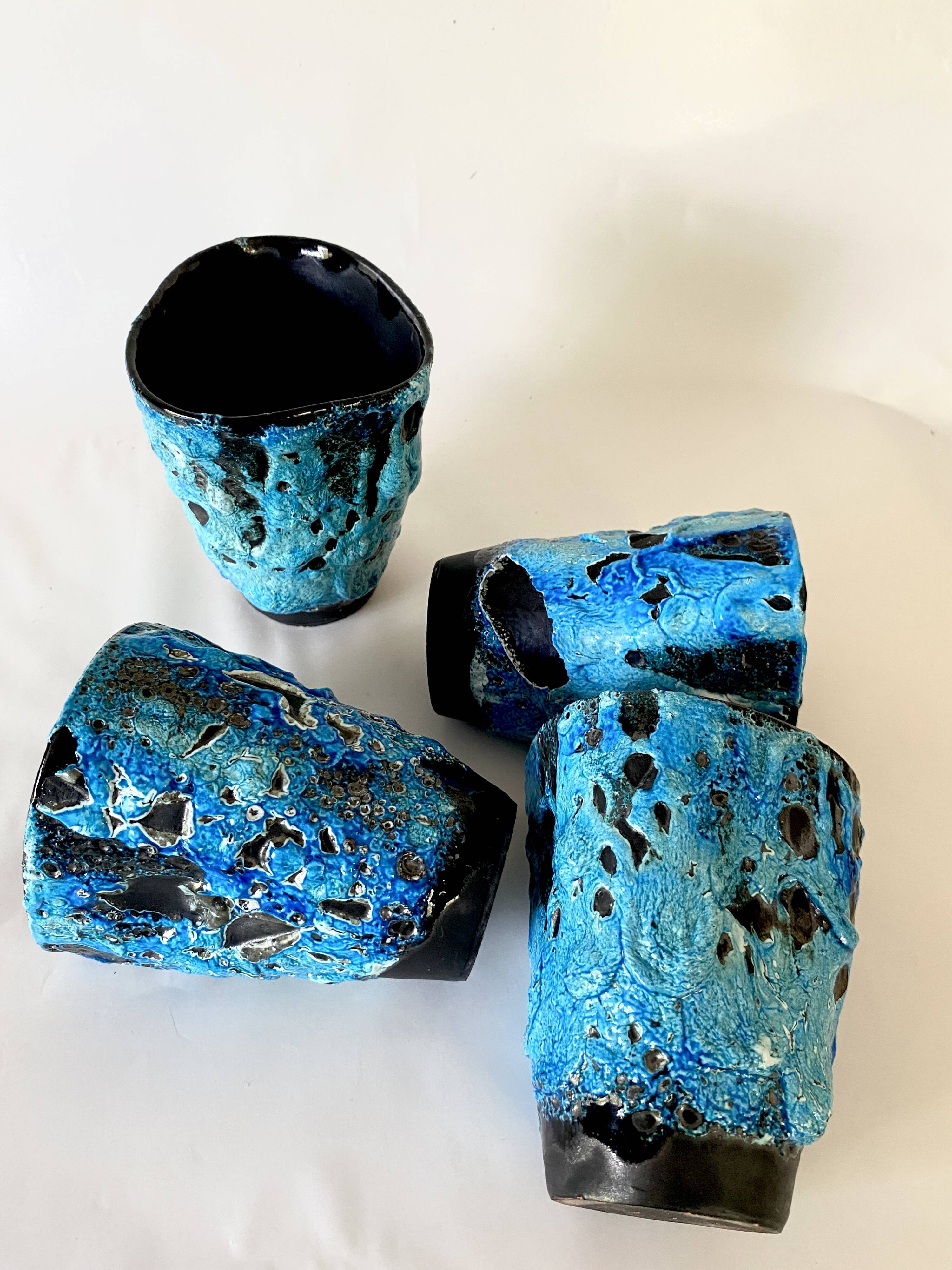 Ceramic vases from the 1970s