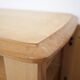 Guillerme and Chambron oak sideboard in light wood in a brutalist style.