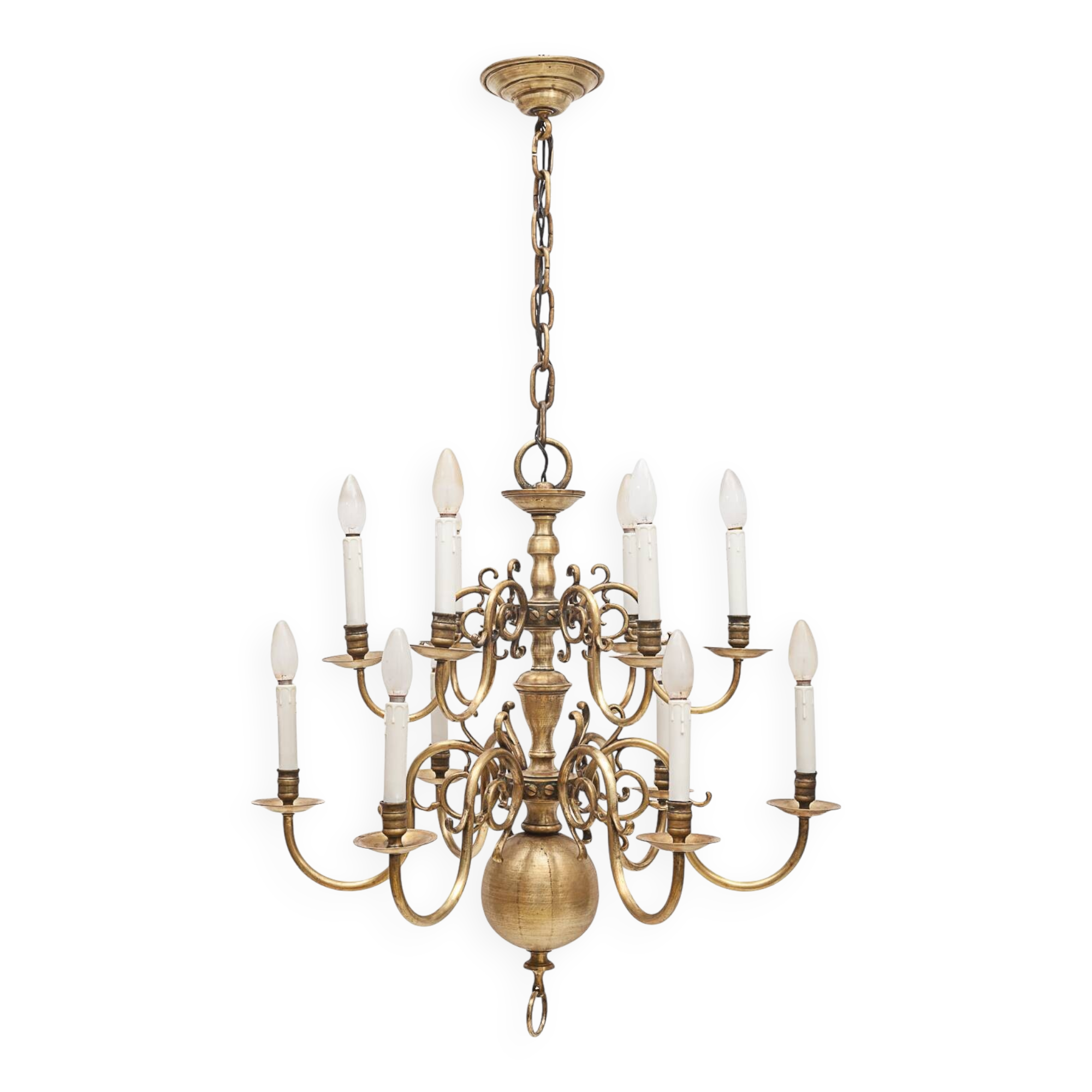 12-light Dutch chandelier