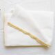 Nappe en gaze de coton upcyclée blanche