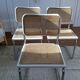 Lot de 3 chaises Cesca B32 Marcel Breuer