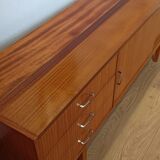 Modernist long sideboard of the 1970s