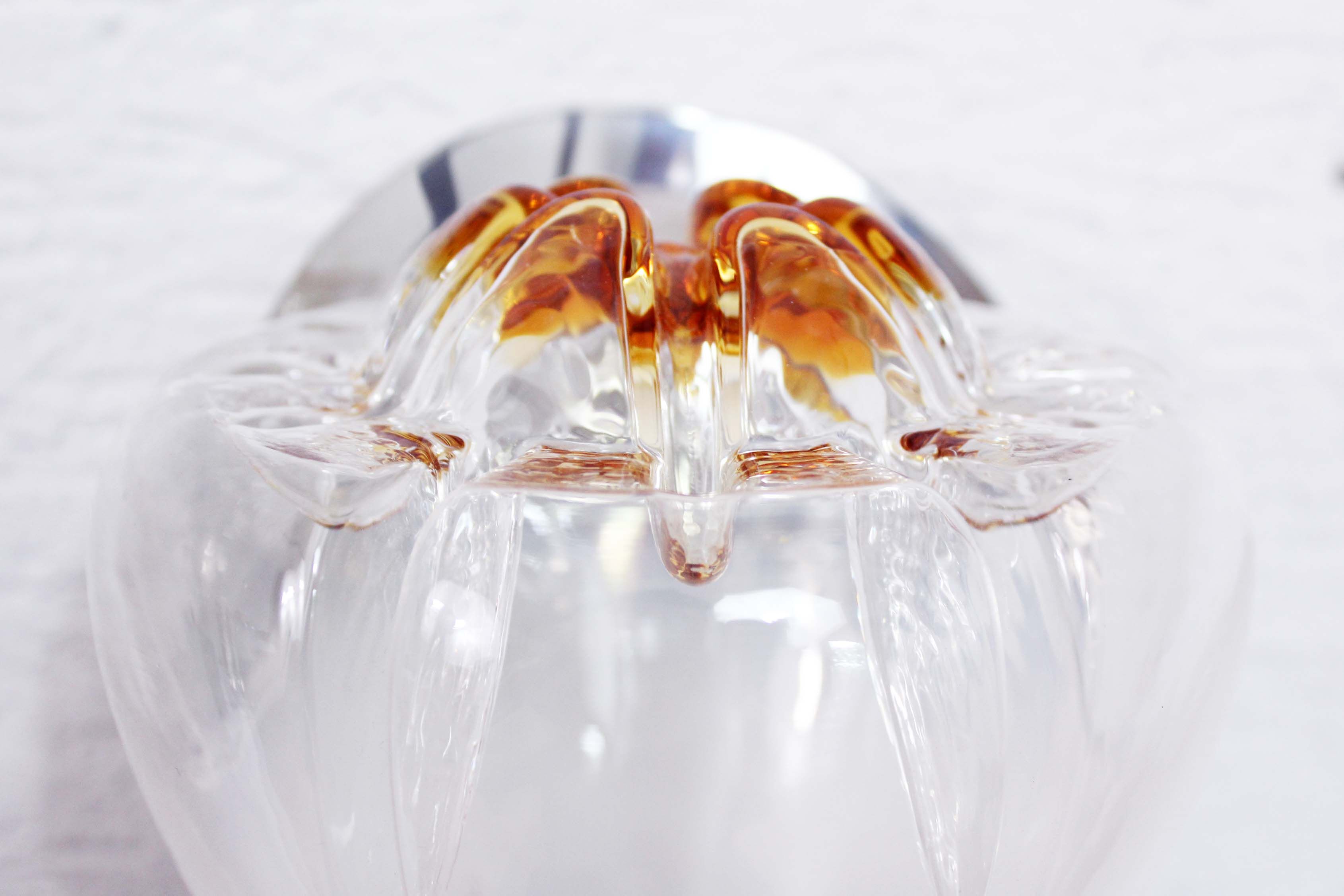 Pair of opal glass and solid wood wall lamps