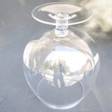 Vase in verre form "verre a pied"