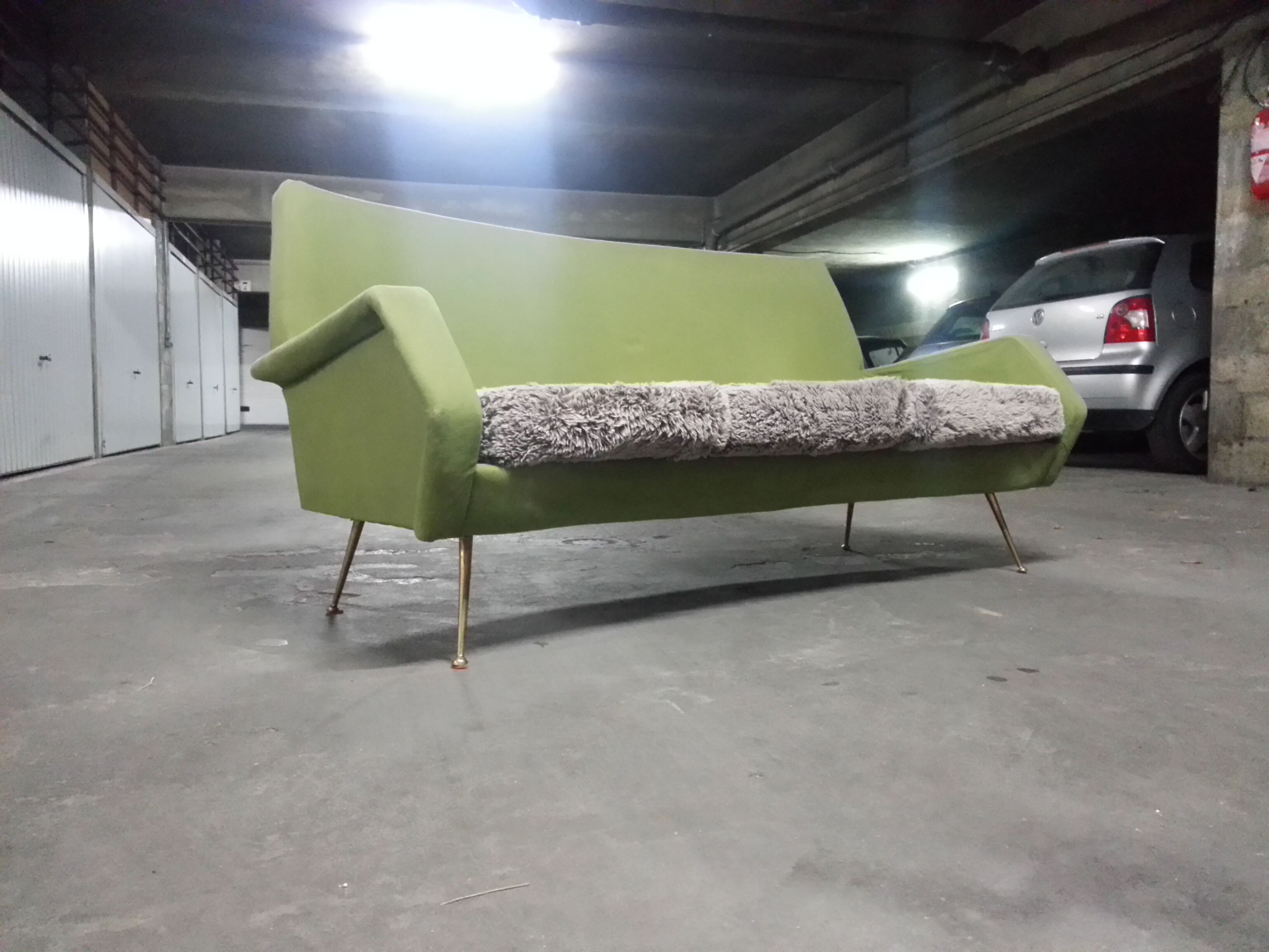 Canapé de style italien, travail années 60