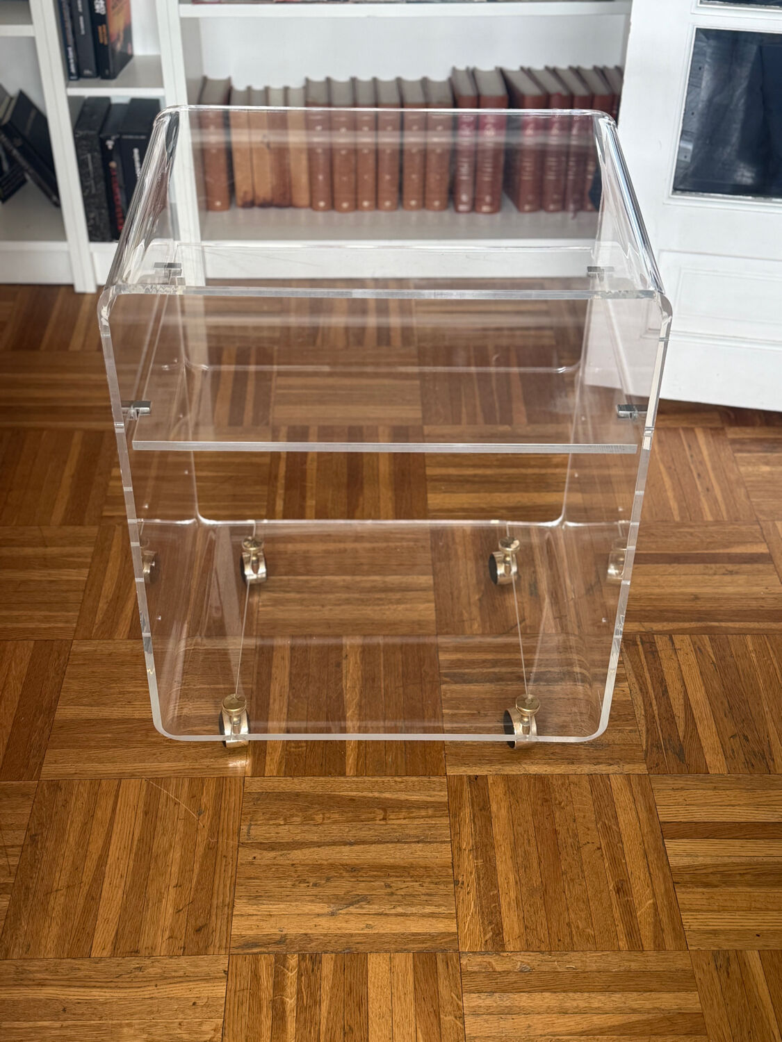 David Lange plexiglass table