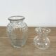 Lot de 2 vases en verre