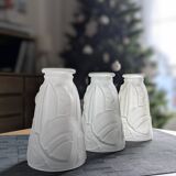 Set of 3 glass paste globes (L-0210-2)