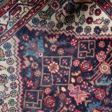 Antique Persian Hamadan handmade rug 3.8' x 6.7' 1920s - 1C1215