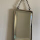 Small beveled barber mirror
