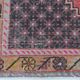 4x8 Pale Red Geometric Vintage Rug, 129x258Cm