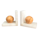 Pair of marble bookends