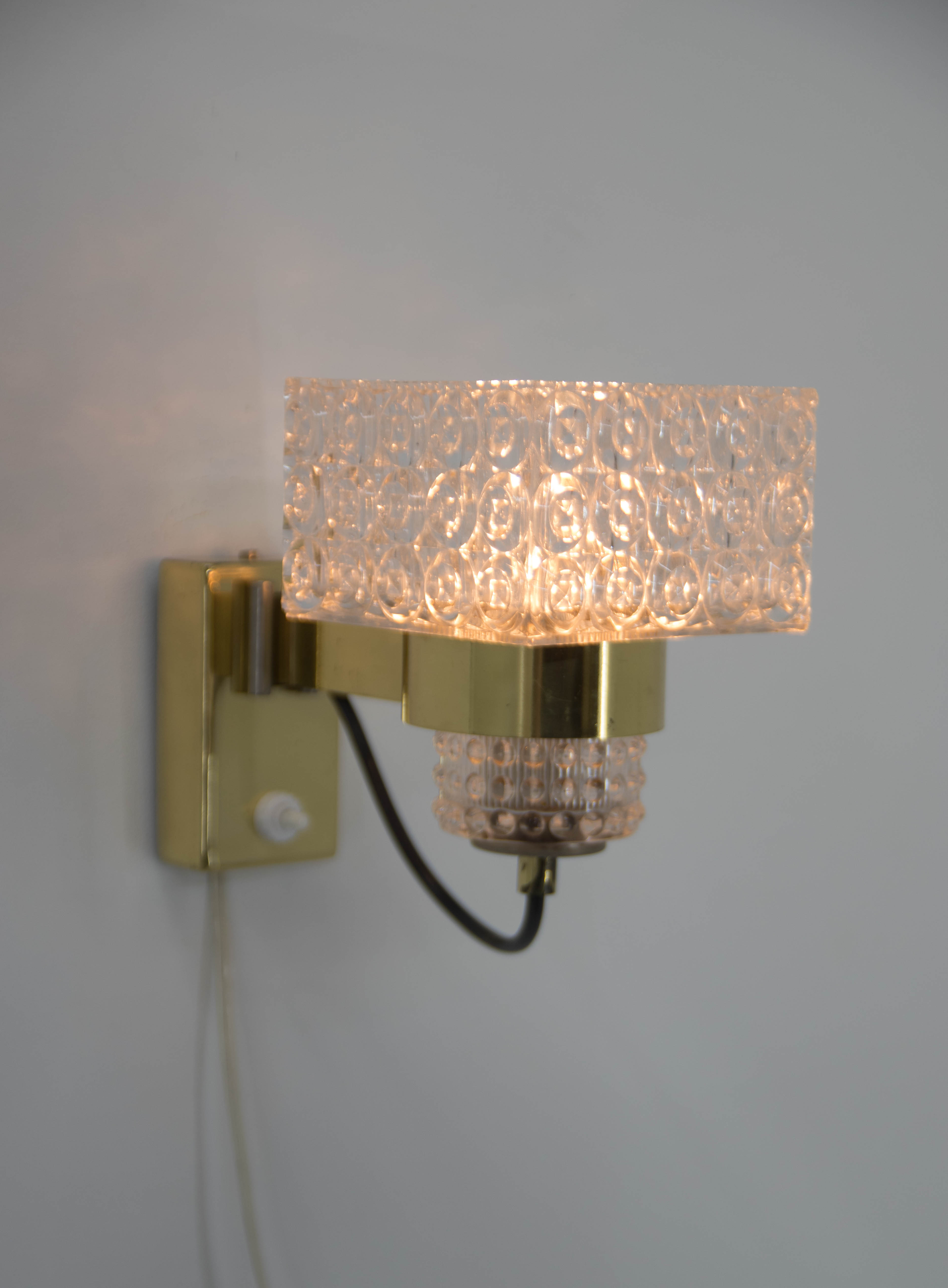 Set of two wall lamps by lidokov, 1970s