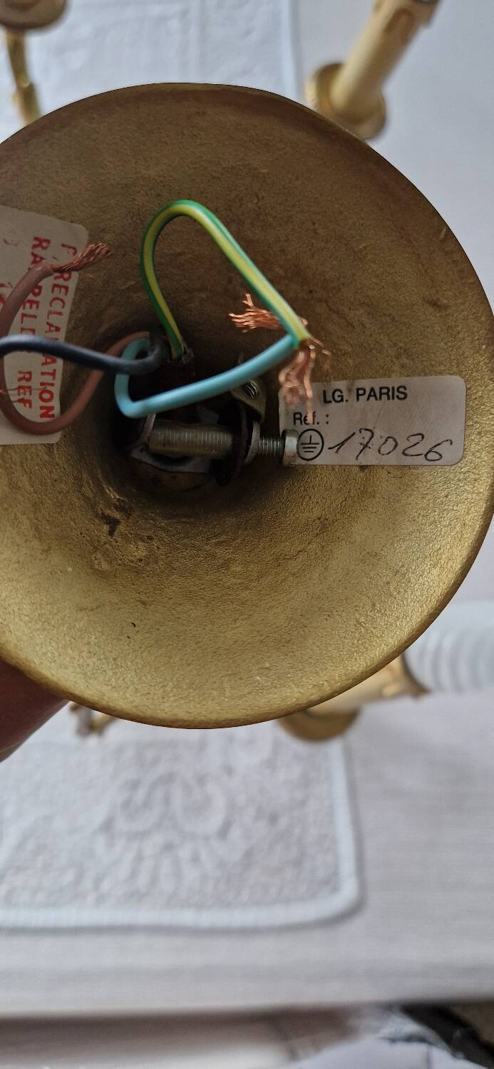 Lampe et lustre Lucien Gau