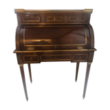 Mahogany plated cylinder desk