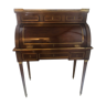 Mahogany plated cylinder desk