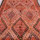Grand tapis marocain fait main vintage 204 x 427 cm - Tapis en laine berbère rare
